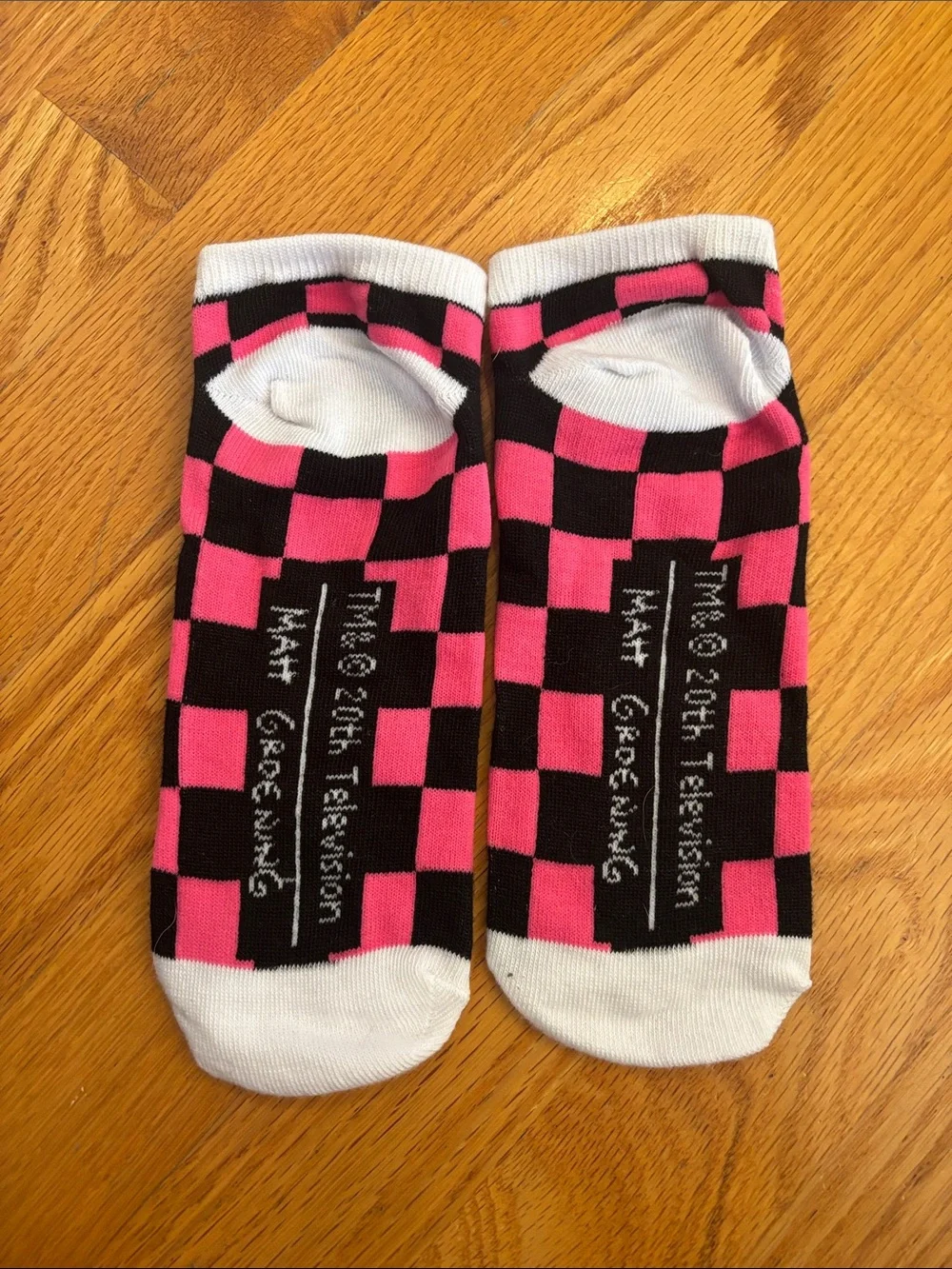 Checkerboard Simpson Characters Ankle Socks - Multi Color (NWOT)